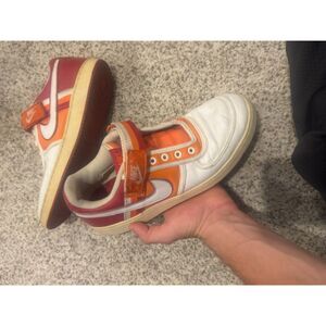 Nike Men's 2007 Vandal Low 312456 611 Varsity Red White Orange Blaze Classics